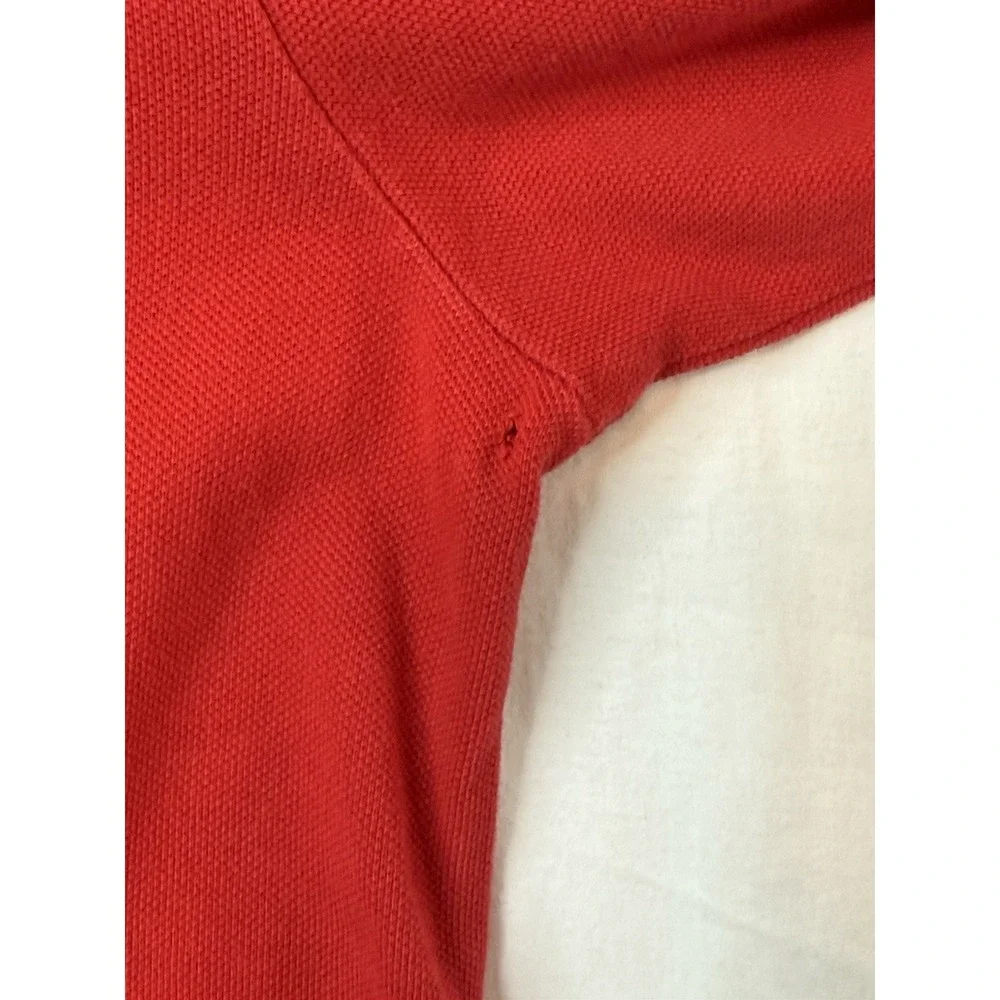 Polo Ralph Lauren Men's LT Big & Tall Red Long Sleeve Polo Cotton Pony
